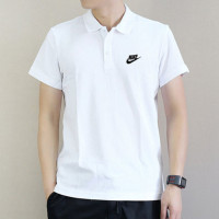 正品耐克POLO衫男装2019新款针织翻领运动服休闲短袖T恤909747- Y1