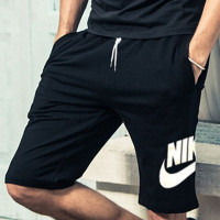 正品耐克男裤新款经典大LOGO运动五分休闲宽松透气短裤