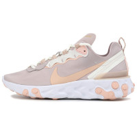 Nike耐克正品女鞋2020夏季新款新款REACT樱花粉休闲鞋透气运动鞋