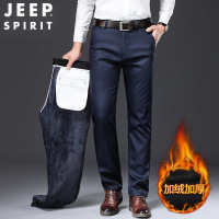 JEEP吉普秋季新裤男加绒裤秋冬运动休闲裤潮流百搭裤男加厚男裤子