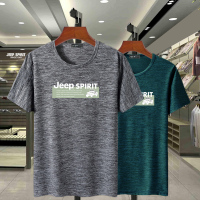 JEEP吉普短袖T恤男夏季新款潮印花宽松体恤情侣百搭夏装半袖上衣