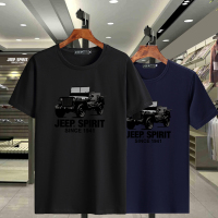 JEEP吉普正品夏装圆领男士短袖T恤夏季薄款宽松休闲半袖体桖上衣
