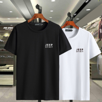 JEEP吉普短袖T恤男夏季2021新款潮牌潮流半袖上衣夏装宽松体恤衫