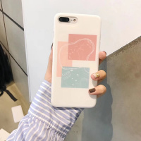 ins简约插画涂鸦苹果6s手机壳iPhone7/8plus/X硅胶软壳小清新女款