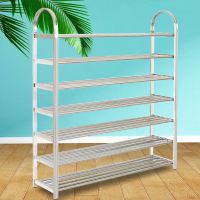 加厚不锈钢鞋架多层简易鞋架收纳鞋柜组装宿舍寝室家用经济型鞋架