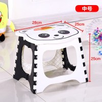 加厚塑料折叠凳便携折叠椅子儿童小凳子成人家用马扎迷你卡通板凳