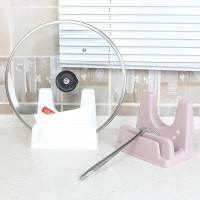 锅盖架坐式放锅盖架子厨房置物架免打孔菜板架砧板架多功能两个装