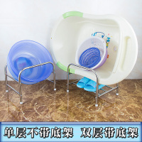 洗脸盆架子落地式不锈钢厕所厨房浴室洗手间卫生间置物架收纳盆架
