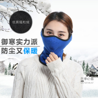 秋冬新品保暖护耳口罩 护颈遮耳骑行面罩三合一户外防寒迷彩耳罩