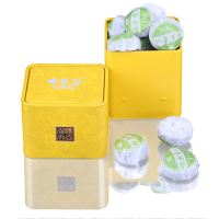 中茶谷(ZHONGCHAGU)普洱茶糯米香沱铁盒装20粒共100克