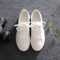 20192019春季新款帆布鞋韩版百搭平底休闲小白鞋女低帮白色板鞋女学生