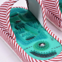 2019穴位按摩拖鞋磁疗足疗鞋男女防滑保健足底脚底鹅卵石按摩鞋拖鞋夏