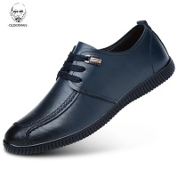 老人头男鞋春季潮鞋2020新款男士商务休闲鞋真皮鞋子防臭透气百搭皮鞋男