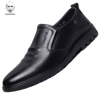 老人头2020春秋男休闲真皮牛皮鞋男日常低帮休闲鞋软底软面圆头轻便皮鞋男鞋