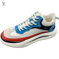 老人头2021男鞋新款秋季厚底老爹鞋潮流韩版增高运动休闲板鞋男士松糕鞋