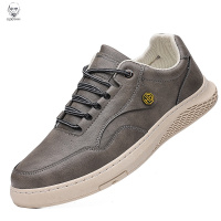 老人头2021男士休闲板鞋新款秋季英伦男鞋透气百搭真皮低帮运动鞋子男潮