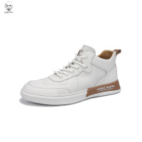 老人头2021欧洲站男鞋秋季新款高帮鞋男透气板鞋百搭潮鞋子男士高邦鞋男