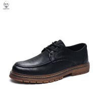 老人头2021新款秋冬男士韩版低帮马丁鞋厚底英伦精神小伙小皮鞋运动休闲