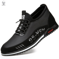 老人头2021真皮男鞋运动休闲鞋软皮软底单鞋内增高男鞋秋季牛皮透气皮鞋男