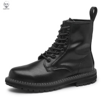 老人头2021马丁靴男真皮高帮皮靴子工装潮鞋秋季中帮休闲男鞋牛皮透气皮鞋男