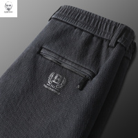 老人头2021休闲裤男士秋冬款宽松直筒韩版潮流秋季新款纯色男裤长裤子男