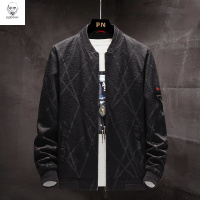 老人头2021爸爸外套春秋款中年男装休闲夹克50岁60中老年人衣服爷爷秋装上衣