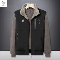 老人头2021马甲男春秋中老年男装爸爸装加绒加厚背心坎肩秋冬季爷爷马夹外套