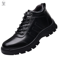 老人头2021头层牛皮棉鞋男士冬季真皮羊毛高帮加绒棉皮鞋皮毛一体休闲保暖鞋