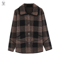 老人头2021中老年女装妈妈冬装毛衣针织衫开衫奶奶装衣服秋装老太太上衣外套