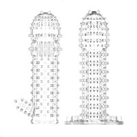 激点 高潮 狼牙套 男用延时环 狼牙套A款