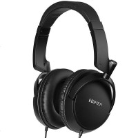 漫步者(EDIFIER) H841P有线耳机头戴式电脑3.5MM手机耳麦HIFI重低音带麦克风 黑色