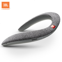 JBL Soundgear bta 音乐魔环 可穿戴式无线音箱 便携式蓝牙音响 低音炮 电视电脑音箱 灰色带蓝牙适配