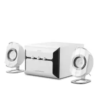 漫步者(EDIFIER) E2100 木质2.1电多媒体脑音箱 低音炮有源音响 白色