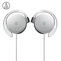 铁三角(audio-technica) ATH-EQ300M 轻薄耳挂式运动跑步耳机 手机耳机 银色