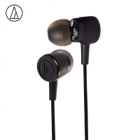 铁三角(audio-technica) ATH-CKL220 时尚入耳式手机耳机 运动跑步 立体声 黑色