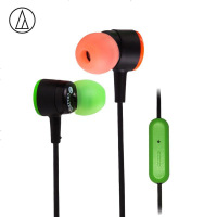 铁三角(audio-technica) ATH-CKL220IS 入耳式线控带麦手机电脑耳麦 通话耳机 狂热色