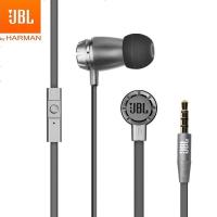 JBL T380A 入耳式耳机 有线耳机 音乐游戏耳机 立体声可线控 安卓苹果3.5mm通用带麦 磨砂灰