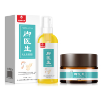 [脚气喷剂50ML+纳米抑菌膏30g]脚医生脚气止痒抑菌膏套装喷剂泡脚水非药非杀菌