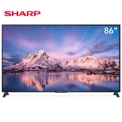 夏普(SHARP)4T-Z75B3CA 75英寸全面屏4K超高清HDR10智能BT语音双线WIFI液晶电视机彩电平板电视