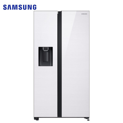 三星(SAMSUNG)RS64R53E71L/SC 大容量对开门冰箱 金属匀冷 自动制冰机 净味清新 极地白