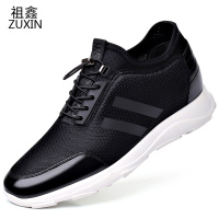 祖鑫2019夏季内增高男鞋6cm运动鞋子透气潮流男士增高鞋男8cm休闲皮鞋韩版