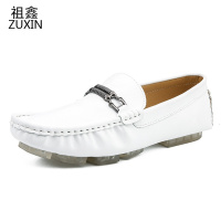 祖鑫社会豆豆鞋男2019春款韩版潮流快手红人懒人一脚蹬夏天皮鞋男鞋子