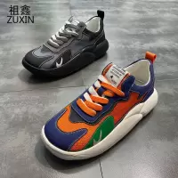 祖鑫2021新款春秋透气男鞋小丑大头鞋舒适运动休闲韩版百搭网红潮流鞋