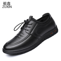 祖鑫2021真皮男鞋商务休闲鞋秋季单鞋软皮软底男鞋牛皮运动鞋子透气皮鞋男