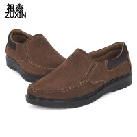 祖鑫2021老北京布鞋男款单鞋春秋季正品男士休闲中老年人透气工装男爸爸鞋