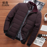 祖鑫2021中老年棉衣男加绒加厚中年男装羽绒棉服爸爸秋冬季棉袄父亲装外套