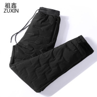 祖鑫2021中老年羽绒棉裤男外套加绒加厚中年爸爸冬装东北保暖长裤子