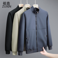 祖鑫2021爸爸外套男春秋款中年男士休闲夹克衫40岁50中老年人秋季上衣男装