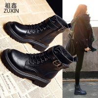 祖鑫2021马丁靴女潮ins酷年新款英伦风帅气机车靴子春秋单靴秋款短靴