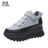 祖鑫2021马丁靴女鞋年新款真皮春秋单靴英伦风秋季厚底靴子短靴潮ins